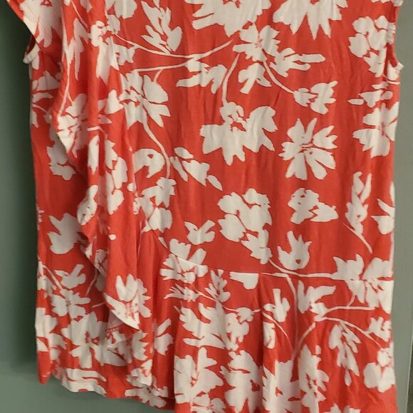 Ann Taylor Factory Peplum Knit Top Tee Size M - Picture 2 of 3